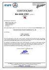 Zertifikat BA-1029-2787 - Version 1