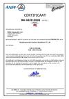 Zertifikat BA-1029-3032 - Version 1